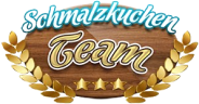 Logo des Schmalzkuchen Team auf transparentem Hintergrund.